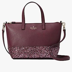 Greta Court Kate Spade Glitter Bag NWT
